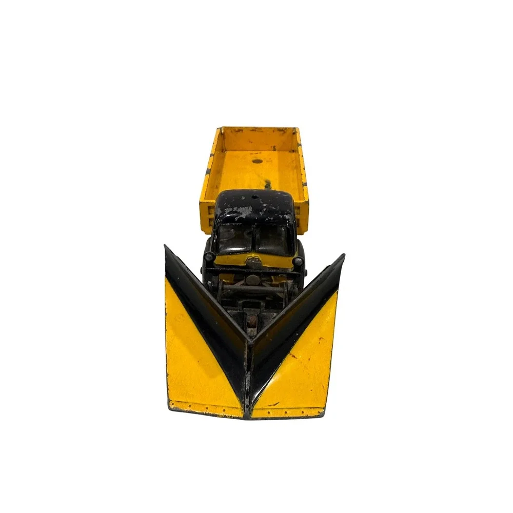 Dinky Supertoys Snow Plough Meccano Ltd Yellow Black Made in England Vintage 958